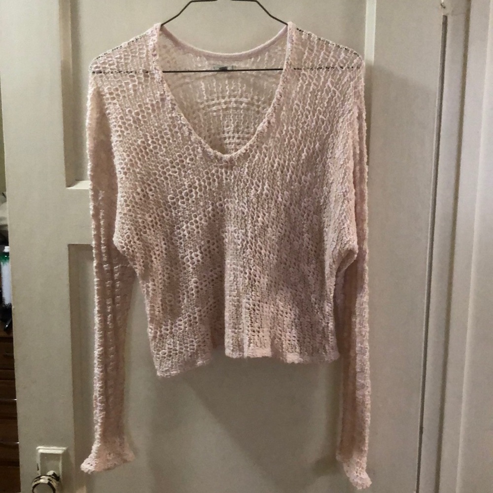 Loose Knit Cropped Sweater